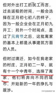 ​真的假的？大年初二，村里就有11人离家回城，返程潮为何越来越
