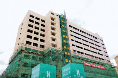​四川骨科医院天府新区医院一期项目主体完工！