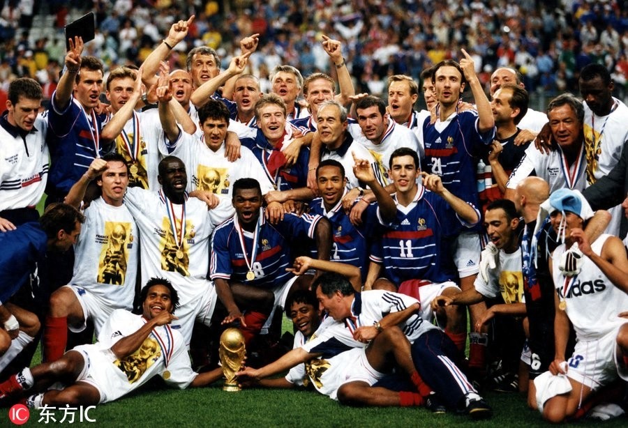回顾法国队1998年夺冠之路 盼高卢雄鸡20年后重登世界巅峰