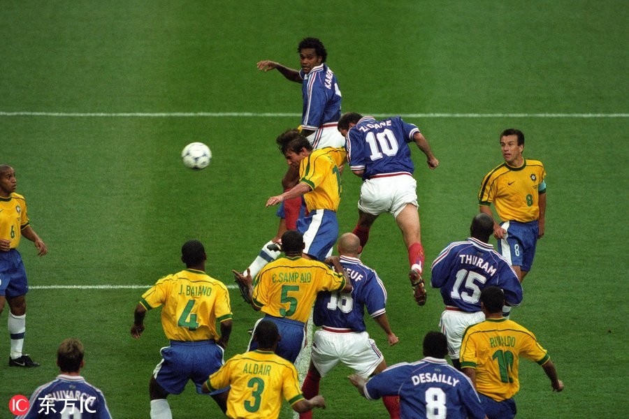 回顾法国队1998年夺冠之路 盼高卢雄鸡20年后重登世界巅峰
