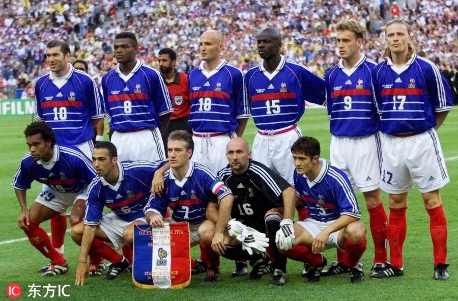 回顾法国队1998年夺冠之路 盼高卢雄鸡20年后重登世界巅峰