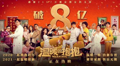 ​《温暖的抱抱》总票房破8亿 曾连续3天票房过亿