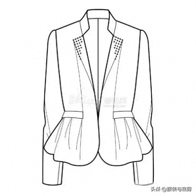 12款时尚服装设计手绘图