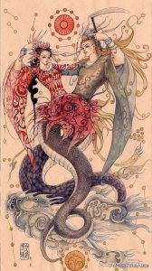 ​伏羲与女娲：神话交织下的关系探寻