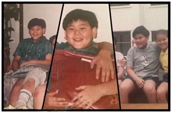 彭于晏童年私房照大曝光，小时竟然是个小胖墩，减肥毅力非同凡响