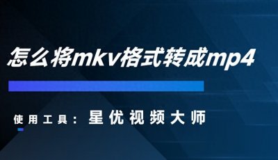 ​怎么将mkv格式转成mp4？这五种mkv转MP4方法很常见！