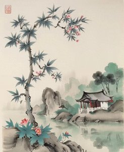 ​6首意境深远诗词，一诗一画一境界，一山一水共清欢。